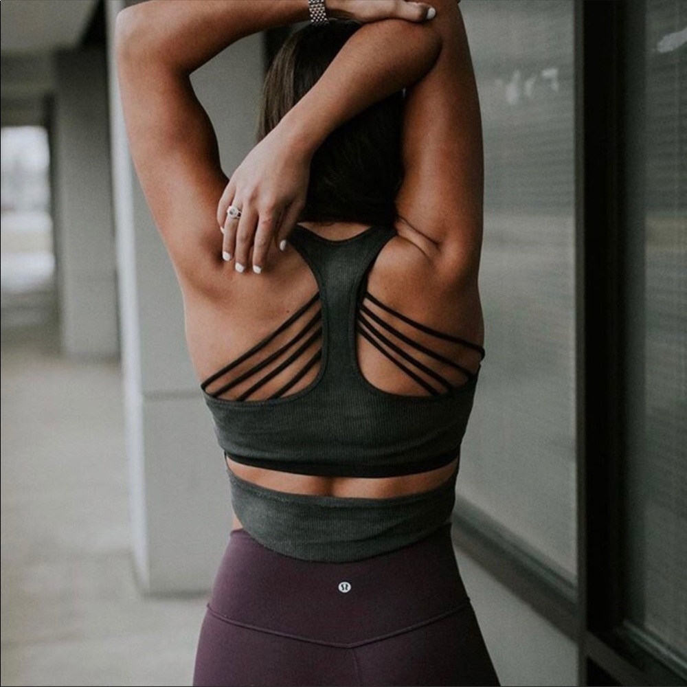 Free people Indigo crop